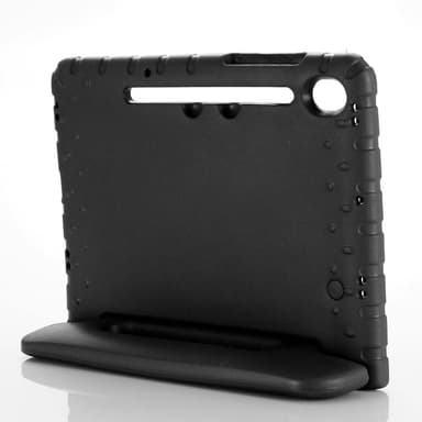 SKALO Samsung Tab S9/S9 FE Kuori kahvalla/telineellä - Musta