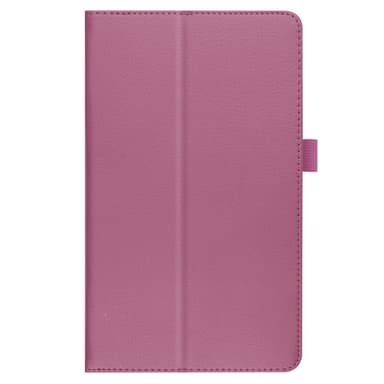 SKALO Samsung Tab A7 Lite Duofold Litchi Suojakotelo - Violetti