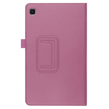 SKALO Samsung Tab A7 Lite Duofold Litchi Suojakotelo - Violetti
