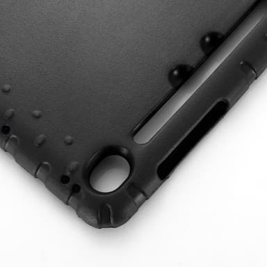 SKALO Samsung Tab S9/S9 FE Kuori kahvalla/telineellä - Musta