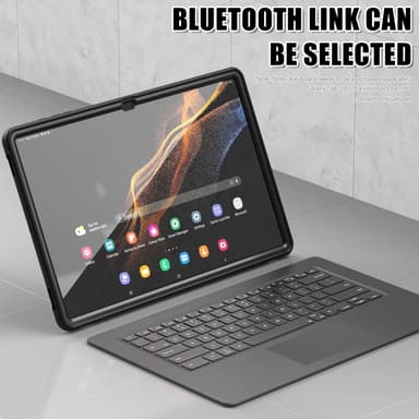 SKALO Samsung Tab S8 Ultra Extra Shockproof Armor Iskunkestävä kuori - Musta