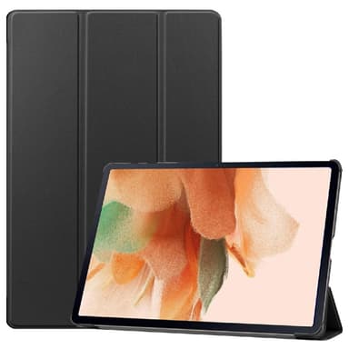 SKALO Samsung Tab S7 FE Trifold Suojakotelo - Musta