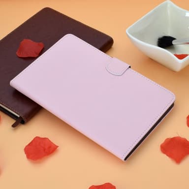 SKALO Samsung Tab A7 Lite PU-nahkainen Lompakkokotelo - Pinkki