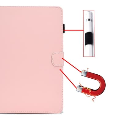SKALO Samsung Tab A7 Lite PU-nahkainen Lompakkokotelo - Pinkki