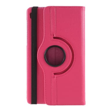 SKALO Samsung Tab A7 Lite 360 Litchi Suojakotelo - Cerise