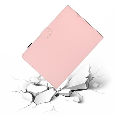 SKALO Samsung Tab A7 Lite PU-nahkainen Lompakkokotelo - Pinkki