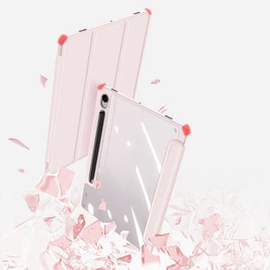 DUX DUCIS Samsung Tab S9/S9 FE TOBY Series Trifold Suojakotelo - Pinkki