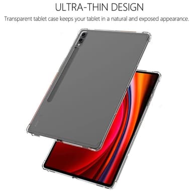 SKALO Samsung Tab S9 Ultra TPU Suojakuori - Läpinäkyvä