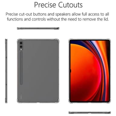 SKALO Samsung Tab S9 Ultra TPU Suojakuori - Läpinäkyvä