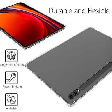 SKALO Samsung Tab S9 Ultra TPU Suojakuori - Läpinäkyvä