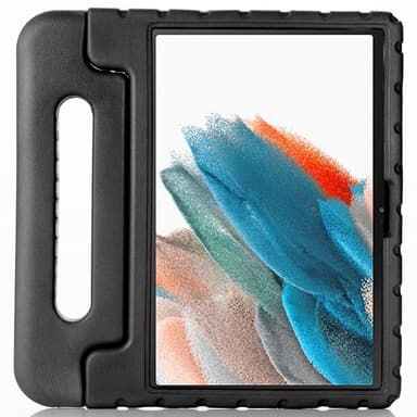 SKALO Samsung Tab A8 10.5 (2021/2022) Kuori kahvalla/telineellä - Musta