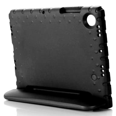 SKALO Samsung Tab A8 10.5 (2021/2022) Kuori kahvalla/telineellä - Musta