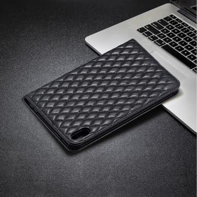 SKALO iPad Mini (2021) BINFEN COLOUR Tikattu Laukku - Musta