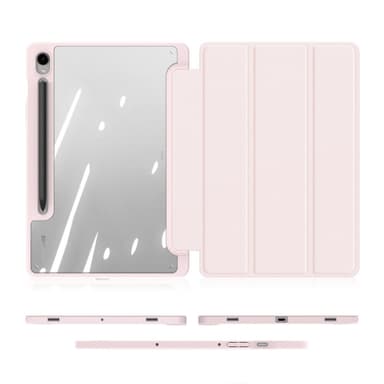 DUX DUCIS Samsung Tab S9/S9 FE TOBY Series Trifold Suojakotelo - Pinkki