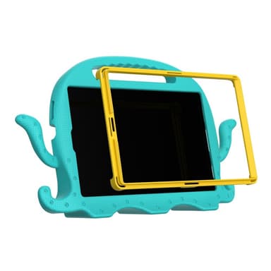 SKALO Samsung Tab A7 Lite 3D Cartoon lapsen Kuori - Turkoosi