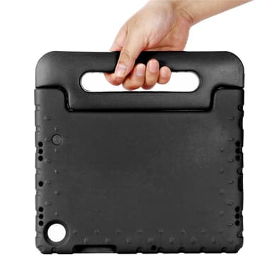 SKALO Samsung Tab A8 10.5 (2021/2022) Kuori kahvalla/telineellä - Musta