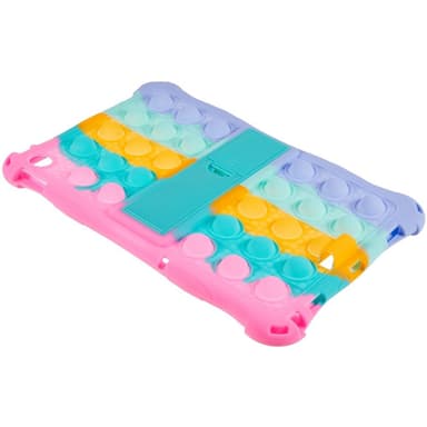 SKALO Lenovo Tab M10 (Gen 3) Shock Resistant Armor Popit Silicone Kuori  - Rainbow
