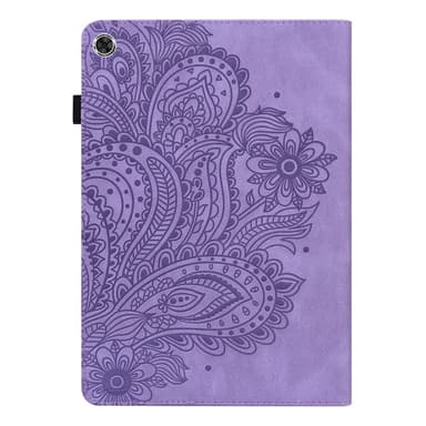 SKALO Samsung Tab A8 10.5 (2021/2022) Mandala Suojakotelo - Violetti