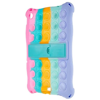 SKALO Lenovo Tab M10 (Gen 3) Shock Resistant Armor Popit Silicone Kuori  - Rainbow