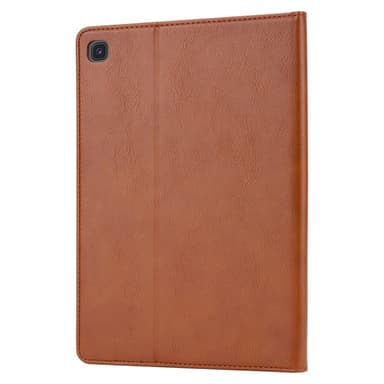 SKALO Samsung Tab A8 10.5 (2021/2022) PU-nahkainen Lompakkokotelo - Ruskea