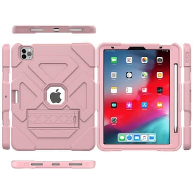 SKALO iPad Air (2020/2022) Extra Shockproof Armor Iskunkestävä kuori - Pinkki