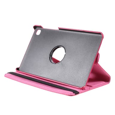 SKALO Samsung Tab A7 Lite 360 Litchi Suojakotelo - Cerise