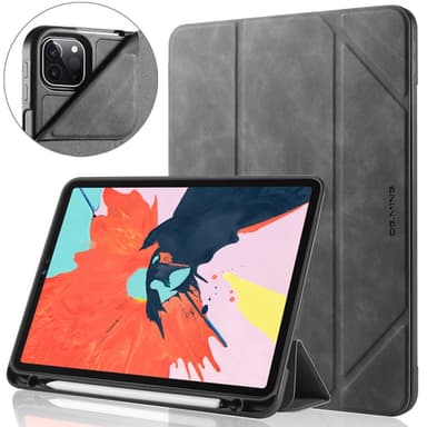 DG MING iPad Pro 11"" See Series Trifold Suojakotelo - Harmaa