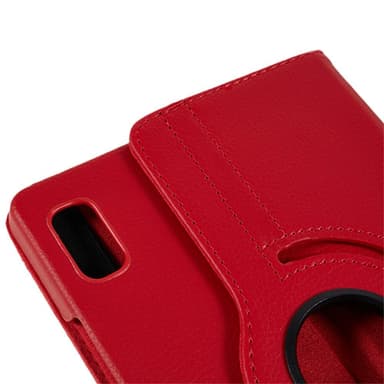 SKALO Lenovo Tab M9 360 Litchi Suojakotelo - Punainen