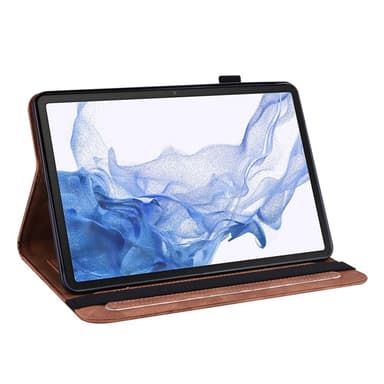 SKALO Samsung Tab S8 Mandala Suojakotelo - Ruskea