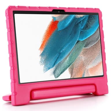 SKALO Samsung Tab A8 10.5 (2021/2022) Kuori kahvalla/telineellä - Pinkki