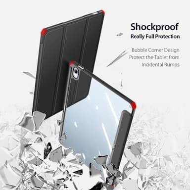 DUX DUCIS iPad Air (2020/2022) TOBY Series Trifold Suojakotelo - Musta