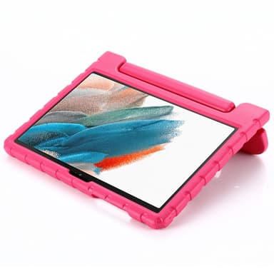 SKALO Samsung Tab A8 10.5 (2021/2022) Kuori kahvalla/telineellä - Pinkki
