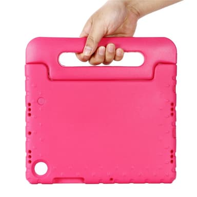 SKALO Samsung Tab A8 10.5 (2021/2022) Kuori kahvalla/telineellä - Pinkki