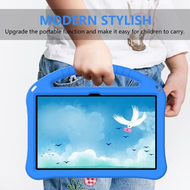 SKALO Lenovo Tab M10 Plus 10.6"" (Gen 3) Lapsikuori kahvalla ja jalustalla - Sininen