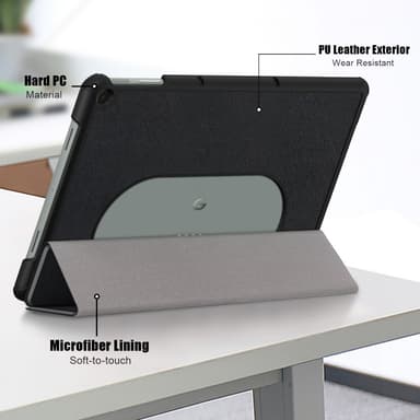 SKALO Google Pixel Tablet Trifold Suojakotelo - Musta