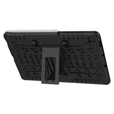 SKALO Samsung Tab S6 Lite Armor Tire Hybrid Suojakuori - Musta