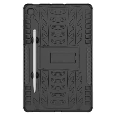 SKALO Samsung Tab S6 Lite Armor Tire Hybrid Suojakuori - Musta