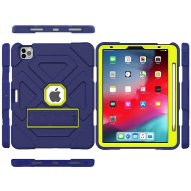 SKALO iPad Air (2020/2022) Extra Shockproof Armor Iskunkestävä kuori - Sininen