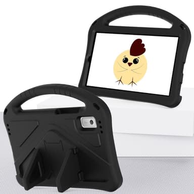 SKALO Lenovo Tab M9 Lapsikuori kahvalla ja jalustalla - Musta