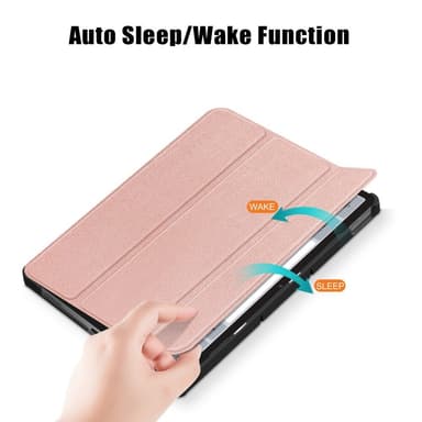 SKALO Lenovo Tab P11 Gen 2 Trifold Suojakotelo - Ruusukulta