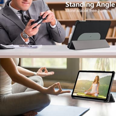 SKALO Google Pixel Tablet Trifold Suojakotelo - Musta