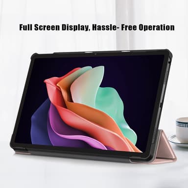 SKALO Lenovo Tab P11 Gen 2 Trifold Suojakotelo - Ruusukulta