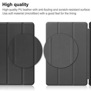 SKALO Lenovo Tab M9 Trifold Suojakotelo - Musta