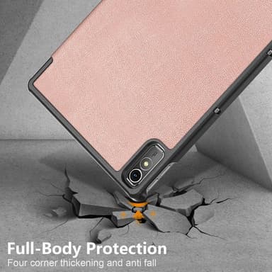 SKALO Lenovo Tab P11 Gen 2 Trifold Suojakotelo - Ruusukulta