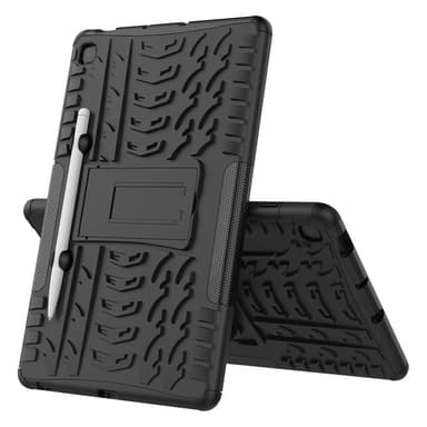 SKALO Samsung Tab S6 Lite Armor Tire Hybrid Suojakuori - Musta