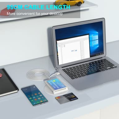NÖRDIC älykortinlukija NFC:llä, USB-A