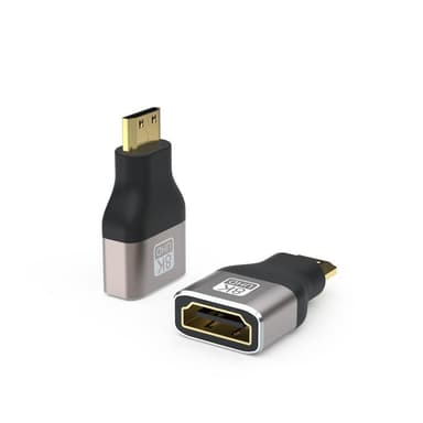 NÖRDIC HDMI 8K -sovitin HDMI naaras - Mini HDMI uros