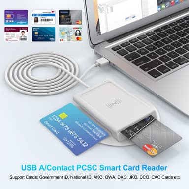 NÖRDIC älykortinlukija NFC:llä, USB-A