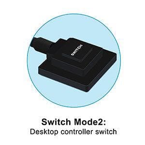 NÖRDIC KVM-kytkin 2, PC 1x DisplayPort 1.2 4K 60Hz ja 4x USB-portti HDCP 2.2