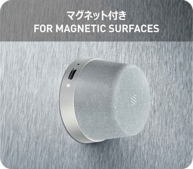 NÖRDIC Bluetooth 5.3 kaiutin magneetilla 3W IPX6 hopea